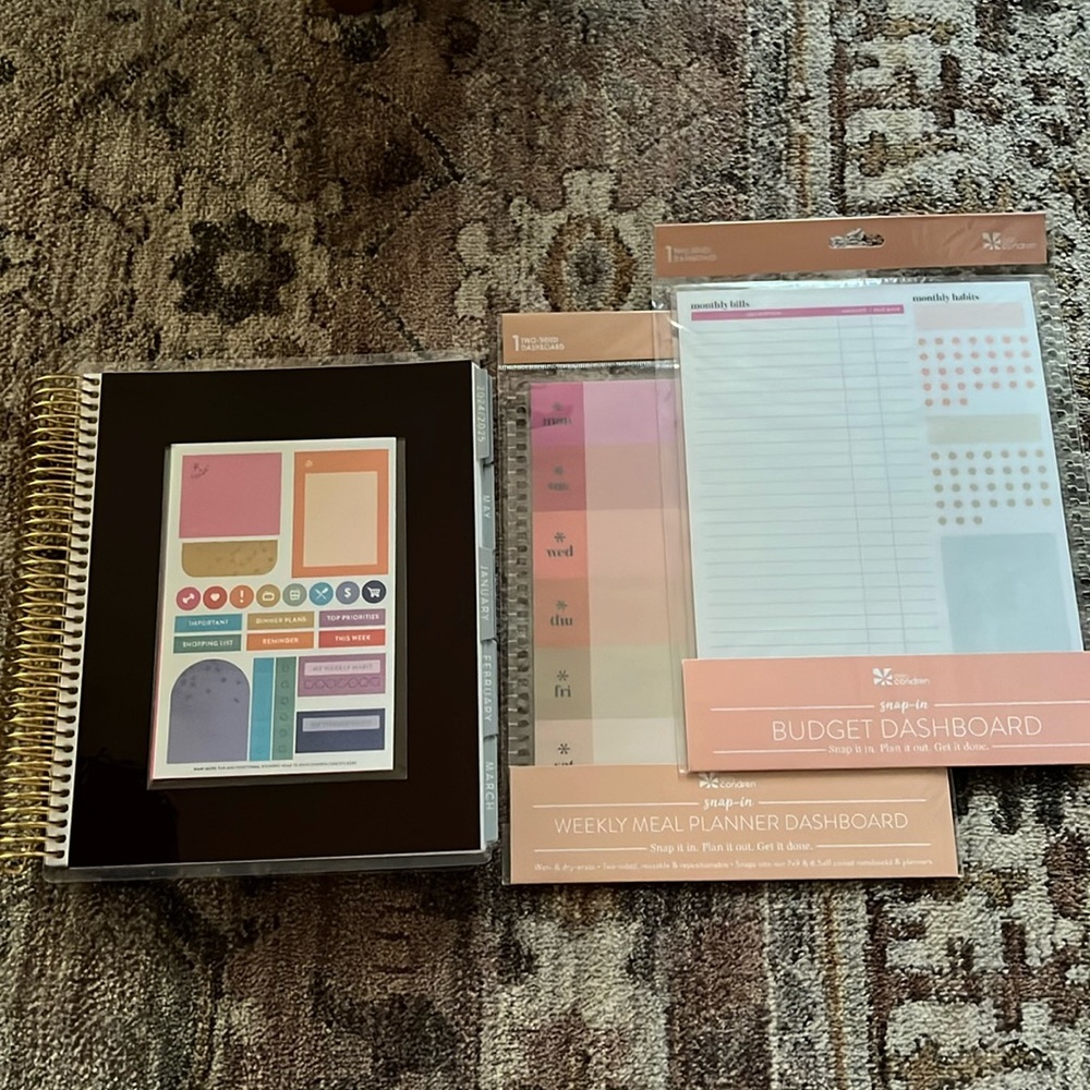 Erin Condren 2025 Monthly Planner + Add ons